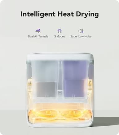 NARWAL Freo Mate Robot Vacuum and Mop Comb, Washing & Drying, Dirt Sense Ultra Clean, Auto Add Cleaner, LCD Display, Smart Swing, Arcuate-Route, WiFi, APP Control, White - Image 7