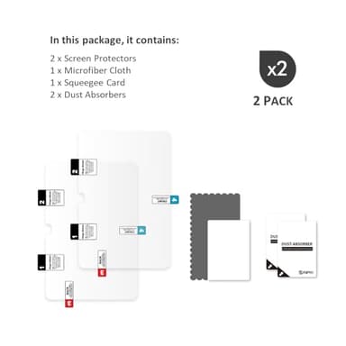 Clear Screen Protector (2 Pack), for Amazon Fire HD 8 tablet (2022 & 2024 releases) - Image 4