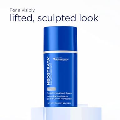 NEOSTRATA Triple Firming Neck Cream, New & Improved Formula - with MicroDiPeptide229®, NeoGlucosamine, and Bakuchiol, Fragrance-free, Oil-Free, Décolletage Rejuvenating Cream For all Skin Types, 80 g. - Image 12