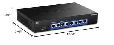TRENDnet 8-Port 10G Switch, TEG-S708, 8 x 10G RJ-45 Ports, 160Gbps Switching Capacity Rack mountable, Ethernet Splitter, NDAA & TAA Compliant, Lifetime Protection, Black - Image 14