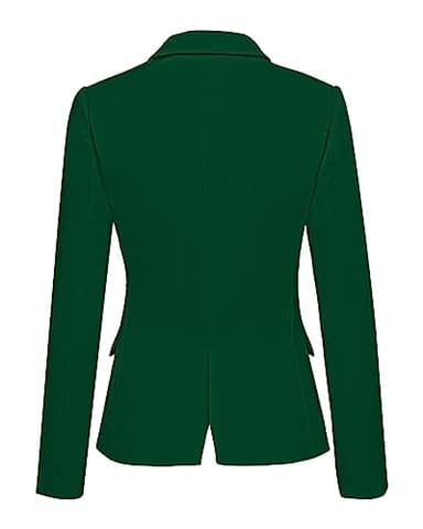 LookbookStore Womens Blazer Casual Blazer for Women Summer for Women Lightweight Business Casual Jacket Verdant Green Size M Size 8 10 - Image 2