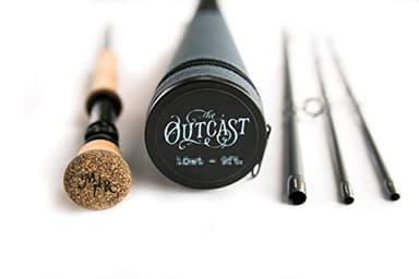 Moonshine Rod Company Fly Fishing Rod with Carrying Case and Extra Rod Tip Section Fast Action, The Outcast II, 7wt 9' - Image 3