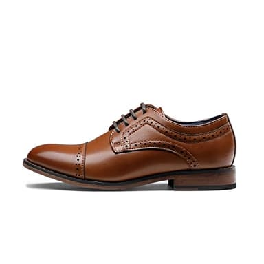Bruno Marc Little Kid Prince_K_1 Brown Boy's Classic Oxfords Dress Shoes Size 2 M US Little Kid - Image 2