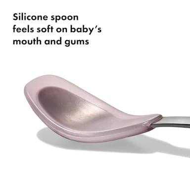 OXO Tot On-The-Go Feeding Spoon - Blossom - Image 5