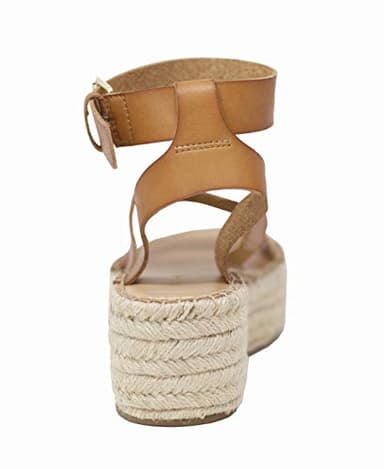 The Drop Women's Listilla Espadrille Flatform Ankle Strap Sandal Wedge, Cognac, 8 - Image 4