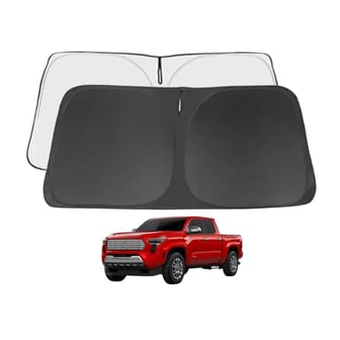 Tacoma Custom Windshield Sun Shade for Toyota Tacoma 2016 2017 2018 2019 2020 2021 2022 2023 2024 2025 Front Window Sunshade Sun Visor 400D Shade Blocks UV Rays Car Accessories - Image 1