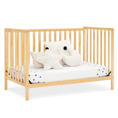 Delta Children Heartland 4-in-1 Convertible Crib, Natural - Image 11