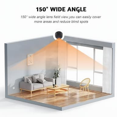 ELEFOCUS Spy Camera Hidden Cameras,Micro Camera Spy Wireless,Small Cameras,WiFi Mini Nanny Cam,Quick Setup in 5 Mins,APP Control with Motion Detection and Night Vision - Image 2