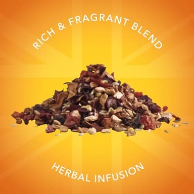 Twinings Blackcurrant & Lavender Loose Leaf Infusion Herbal Tea, 3.53 Ounce (100g) Pouch, Naturally Caffeine-Free, Enjoy Hot or Iced - Image 3