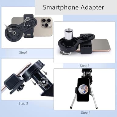 Telescope for Kids Beginners, Telescope for Kids 8-12, High Power 70mm Aperture 300mm Focal Length Astronomical Scope - Image 9