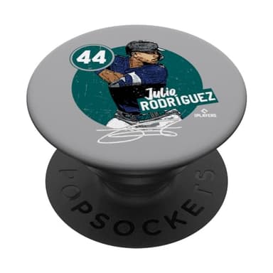 Julio Rodriguez | Seattle Baseball MLB Players | MLBJROD3002 PopSockets Adhesive PopGrip - Image 1