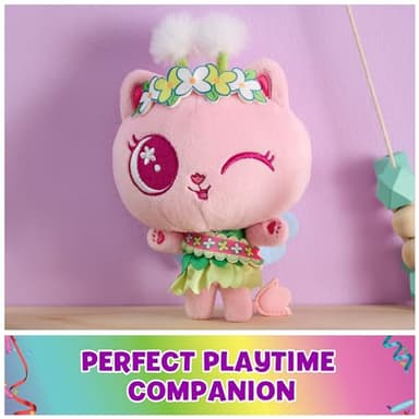 Gabby’s Dollhouse, Celebration Series 6-Inch Tall Kitty Fairy Plushies, Stuffed Animal Kids Toys for Girls & Boys Ages 3 and Up - Image 4