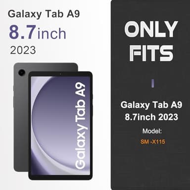 CoBak Case for Samsung Galaxy Tab A9 Plus 10.9-inch 2023, Multi-Viewing Angles, All New PU Leather Smart Cover with Auto Sleep Wake Feature for Samsung Galaxy Tab A9 + Tablet - Image 2