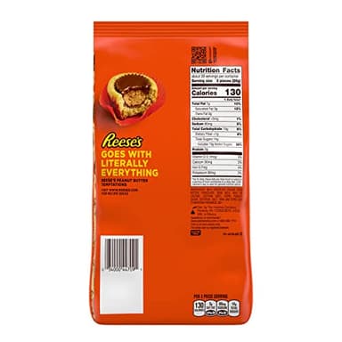 REESE'S Miniatures Milk Chocolate Peanut Butter Cups, Candy Party Pack, Halloween Candy, 35.6 oz - Image 2
