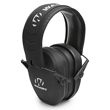Walker's Razor Slim Passive Earmuff - Ultra Low-Profile Earcups - Black - Image 4
