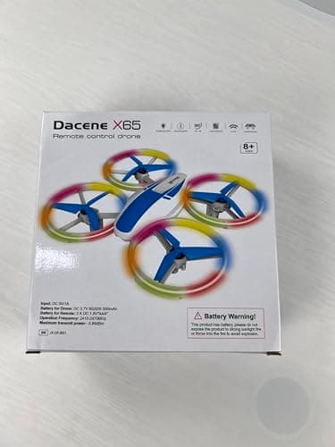 Mini Drone for Kids and Beginners with Fancy LED & Altitude Hold,Birthday Gift for Boys Girls,RC Drone with Propeller Protection,360°Flips,3 Speed Mode,Indoor Outdoor Mini Quadcopter Toy - Image 8
