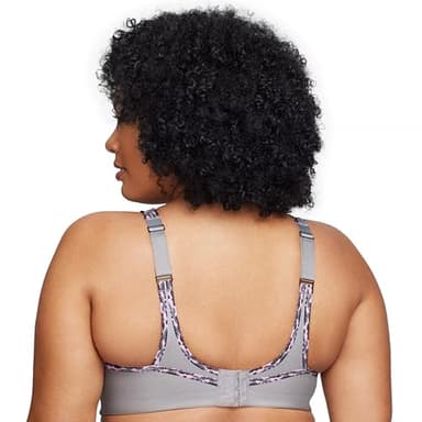 Full Figure Plus Size No-Bounce Camisole Sports Bra Wirefree #1066 - Image 8