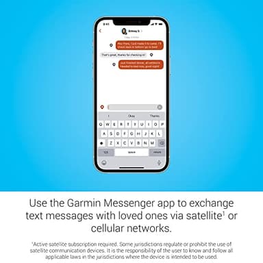 Garmin inReach® Messenger Handheld Satellite Communicator, Global Two-Way Messaging - Image 3