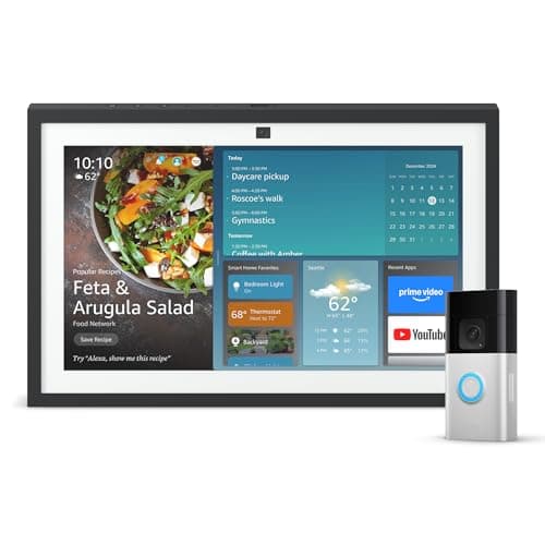 Echo Show 15 (newest model) with Ring Battery Doorbell Plus (newest model) - Image 1
