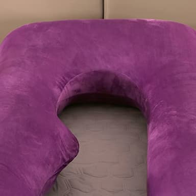 BATTOP Pregnancy Pillows for Sleeping,Full Body Pillow for Pregnancy Women with Removable Cover,Support for Back,HIPS,Legs,Belly,Must Have Maternity Pillow - Image 7