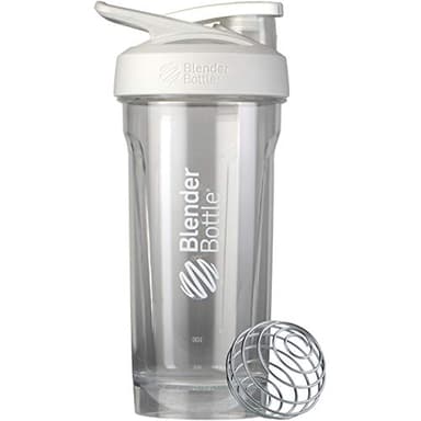 BlenderBottle Strada Tritan Shaker Bottle with Locking Lid, 28-Ounce, White - Image 1