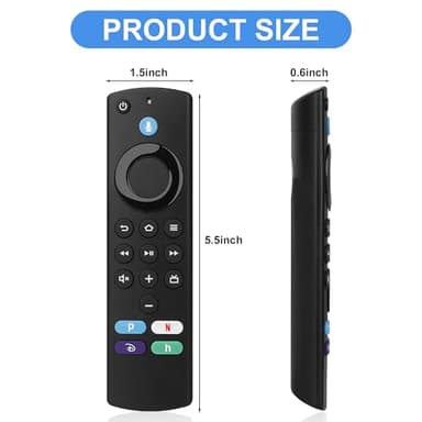 Replacement Remote Control for AMZ Fire Smart TVs Stick(4K/4K Max/Lite) TV Cube, Smart TV 3rd Gen, for Insignia-Toshiba-Pioneer Smart TV - Image 7
