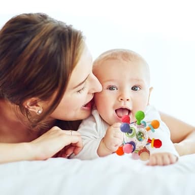 TOHIBEE Baby Montessori Sensory Toys for 0-6 6-12 Months, Food Grade Teething Toys for Babies 0 3 6 9 12 18 Months, Newborn Infant Learning Developmental Toys Gifts for 1 2 Year Old Boys Girls - Image 7