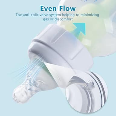 5 Pack Silicone Nipple Compatible with Dr. Brown’s Natural Bottle,Replacement Silicone Bottle Nipple, Durable and Soft Nipple, Ideal for Breast to Bottle Transition (Level 2, Medium Flow) - Image 3