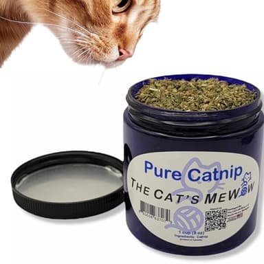 The Cat's MeWow 100% Pure Catnip - All Natural, Non-Addictive Treat for Cats & Kittens - Image 1
