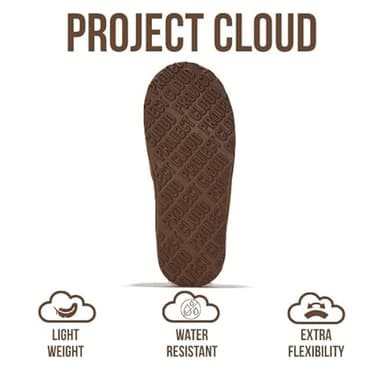 Project Cloud Genuine Leather Slippers for Women Footwear with Genuine Fur Lining Womens Clogs & Mule - Non-slip Indoor/Outdoor Scuff Womens Slippers with Memory Foam Insole (Henka,CHSTNUT,11) - Image 4