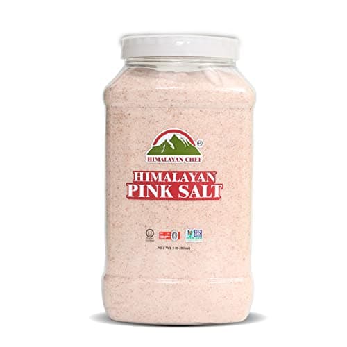 Himalayan Chef Himalayan Pink Salt - 5 lbs Fine Grain Plastic Jar - 100% Natural and Pure Gourmet Crystal - Contains 84 Essential Minerals | Kosher and Vegan Certified - Image 1