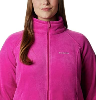 Columbia Women's Benton Springs Full Zip Jacket, Soft Fleece with Classic Fit Fuchsia - Image 8