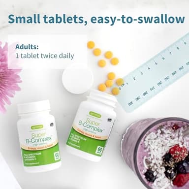 Igennus Super B-Complex Methylated B-Vitamins, MTHFR Supplement with Methylfolate & B12 Methylcobalamin, High Bioavailability & Potency, Vegan, Lab Verified, 180 Small Tablets - Image 7