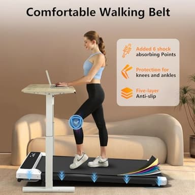 JURITS Walking Pad 2 in 1 for Walking and Jogging, Under Desk Treadmill - Image 7