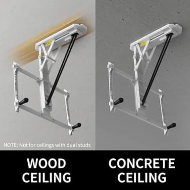 VIVO Electric Ceiling TV Mount for 32 to 70 inch Screens, Large Flip Down Motorized Pitched Roof VESA Mount, App and Voice Control, White, MOUNT-E-FD70W - Image 8