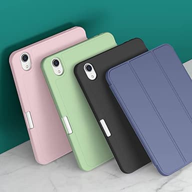 ZryXal for iPad Mini 7 Case A17 Pro 2024/iPad Mini 6 Case 2021 8.3 Inch with Pencil Holder, iPad Mini 7th/6th Generation Case with Soft TPU Back and Auto Sleep/Wake, Lavender - Image 6