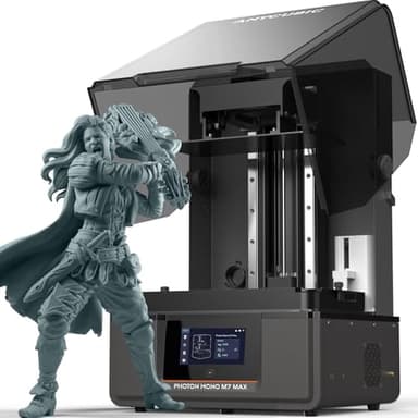 ANYCUBIC Photon Mono M7 MAX Resin 3D Printer, 13.6’’ 7K Large Resin Printer with COB LighTurbo 3.0, Flip-Open Cover Design, Intelligent-Assist Printing, Print Size 11.8'' x 11.7'' x 6.5'' - Image 1