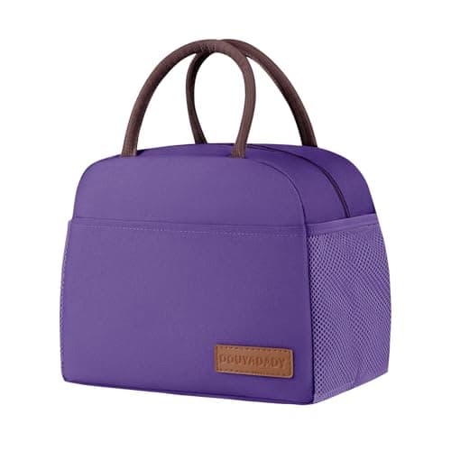 douyadady Lunch Bag Women/Men Lunch Box Women/Men (Dark purple) - Image 1