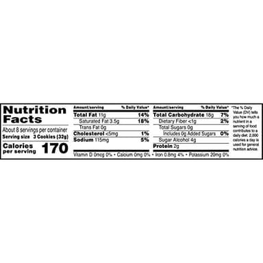 Murray Sugar Free Cookies, Pecan Shortbread, 8.8 Ounce Tray, Pack of 12 - Image 2
