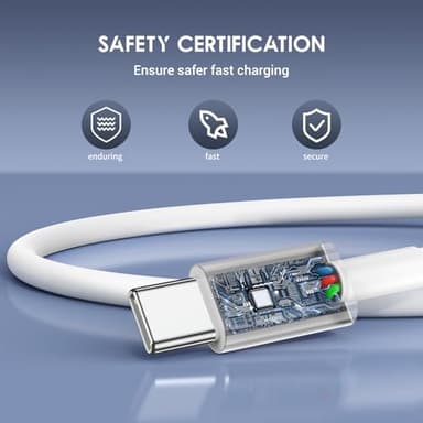 QZIIW 4 Pack USB C Fast Charging Cable 3FT For iPhone 17 16 15/17 16 15 Pro/16 15 Pro max/16 15 Plus,USB A to USB C Car Carplay Cord compatible Samsung Galaxy S25 S24, iPad Pro 12.9/11,Air 5th/4th Gen - Image 4