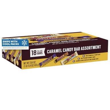 Hershey Assorted Caramel Candy Box, 29.4 oz (18 Pieces) - Image 3