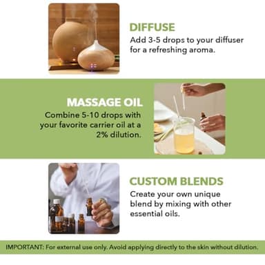 Majestic Pure Peppermint Essential Oil with Glass Dropper - 4 Fl Oz Pack of 2-100% Pure and Natural Peppermint Oil - Premium Grade Essential Oils for Diffuser, Aromatherapy, Soap and Candle Making - Image 3