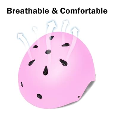 Kids Helmet for 2-3-5-8-14 Ages Girls and Boys, Ventilation and Toddler Helmet for Multi-Sport Bicycle Scooter Inline Roller Skate and Skateboarding - Image 3