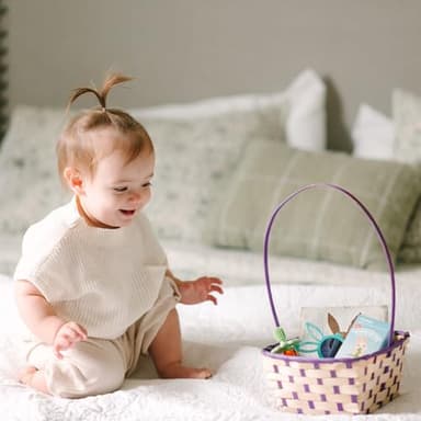 Papablic Baby Toothbrush Teether, Teething Toys 6-12 Months, 360° Carrot Teether Baby Easter Basket Stuffers, First Easter Gifts for Babies, Infant Toothbrush with Suction Base - Image 8