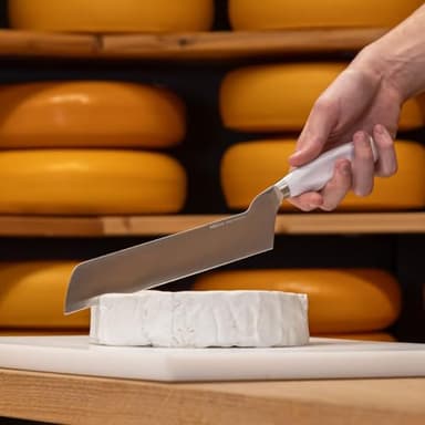 BOSKA Semi-hard Cheese Knife - White - Premium Cheese Cutter - For professional use - HACCP - Food Safety - Cheese Knives - 1896 collection - Image 9