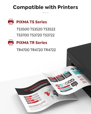 PG-275XL 275XL Black Ink Cartridges Remanufactured Replacement for Canon 275XL 275 PG-275 PG275 XL Black High Yield for PIXMA TR4720 TS3522 TS3500 TR4700 TR4722 TS3720 Printer Ink Cartridge (2 Black) - Image 3
