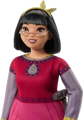 Mattel Disney Wish Toys, Best Friends Tea Time Playset with Asha & Dahlia of Rosas Dolls, 2 Figures, 1 Table & 10 Accessories, Inspired by the Movie - Image 3