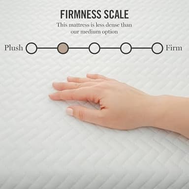 Martha Stewart SleepComplete Twin Mattress in a Box, Medium-Plush Dual-Action Cooling Gel Memory Foam Mattress, Removable Coolweave Jacquard Cover, 12", White - Image 8