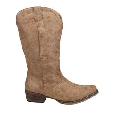 ROPER womens Riley Western Boot, Tan, 8.5 US - Image 3
