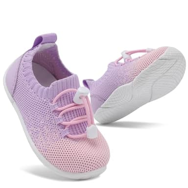FEETCITY Baby First Walker Shoes Boys Girls Canvas Shoes Newborn Crib Shoes Anti-Slip Star Sneaker - Image 6
